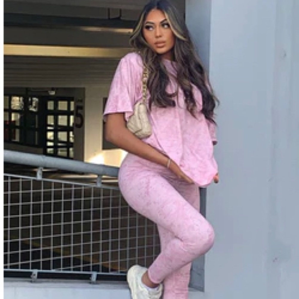 Velvet Pink Outfit Set